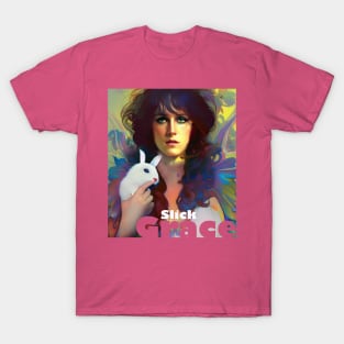 Grace Slick White Rabbit T-Shirt